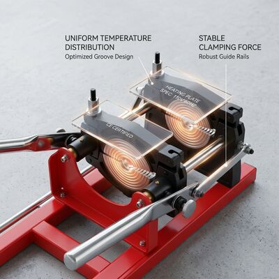 110V 60HZ HDPE Manual Butt Welder CE Certified Professional Grade