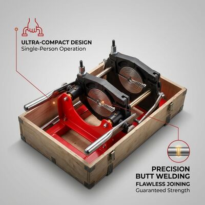Butt Fusion Welder 800mm For HDPE Pipes | ISO 21307 Standard