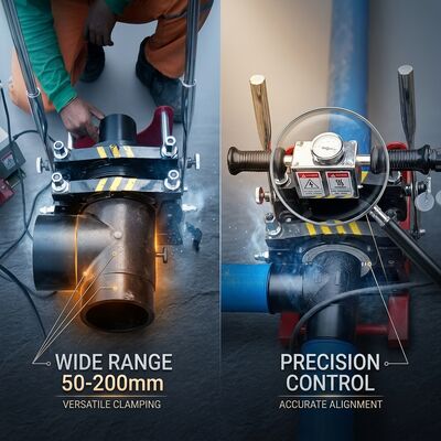 PPH Plastic Pipe Butt Fusion Welder 75mm Manual Mini