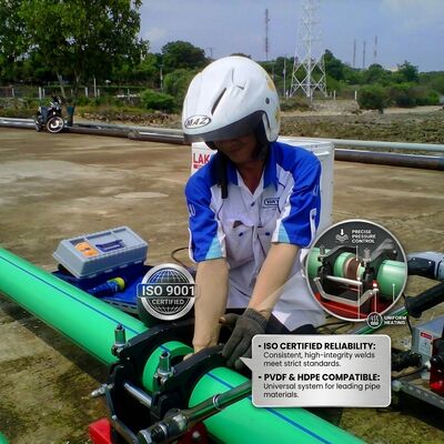 140mm High Precision Manual Butt Fusion Welder | PE PP PVDF