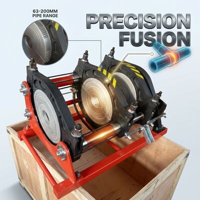 Semi-Auto 90-315mm HDPE Butt Fusion Welder | Hydraulic Data Logger