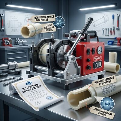 140mm High Precision Manual Butt Fusion Welder | PE PP PVDF