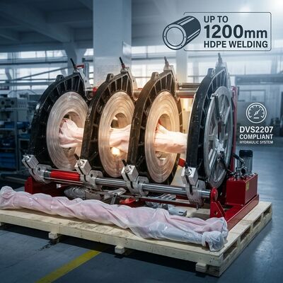 PVDF HDPE Pipe Butt Fusion Machine 630mm | SMD-B630/315H Hydraulic