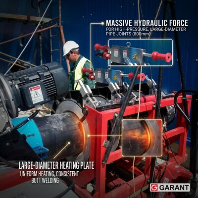 Single Phase 220V HDPE Butt Fusion Welder | Manual CE Certified