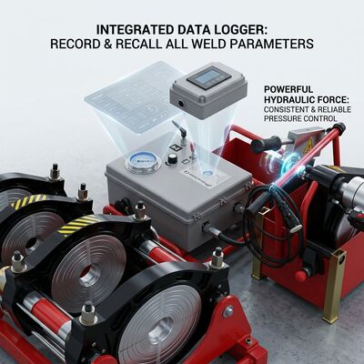 2 Inch PE Pipe Butt Welder Machine | Low Noise Manual Fusion